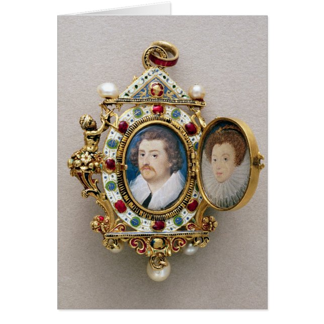 Portraits of unknown man and woman, c.1590 (Front)