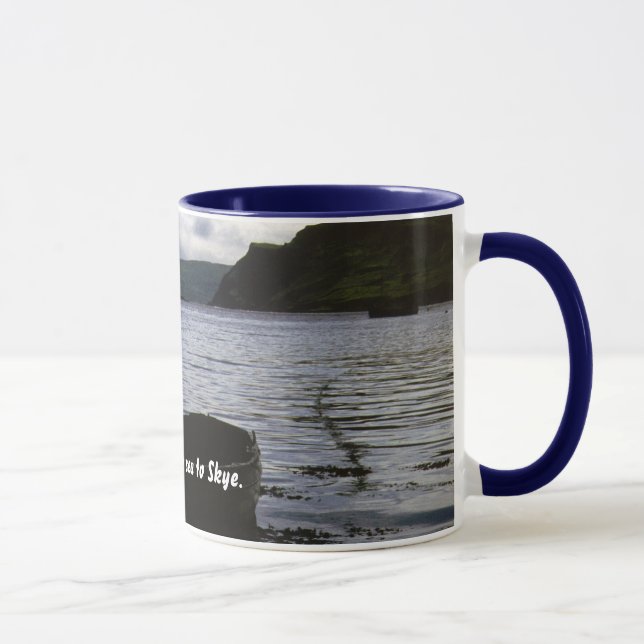 Portree, Isle of Skye in Scotland Mug (Right)