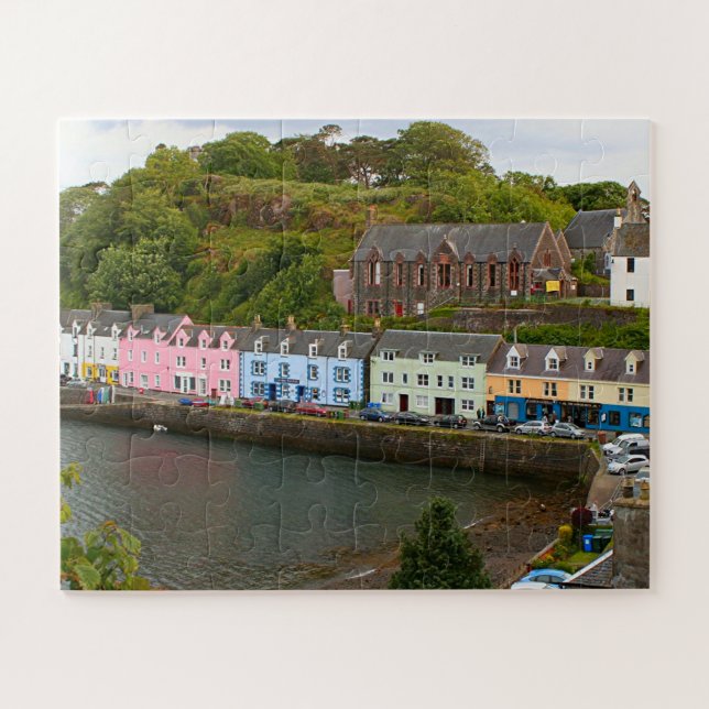 Portree, Isle of Skye, Scotland Jigsaw Puzzle (Horizontal)