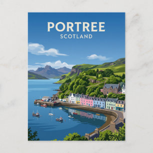 Portree Scotland Postcard