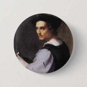 Portriat of a Young Man 6 Cm Round Badge