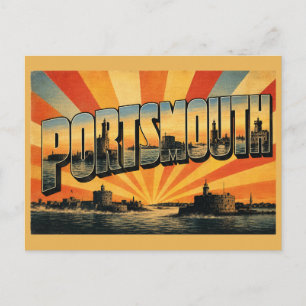 Portsmouth England Harbour City Solent Strait Postcard