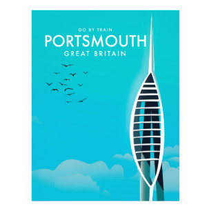 Portsmouth Great British Vacation poster