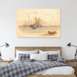 Portsmouth Harbour  Canvas Print