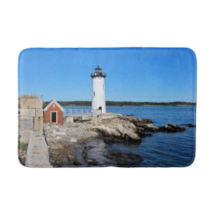 Portsmouth Harbour Lighthouse, New Hampshire Bath Mat