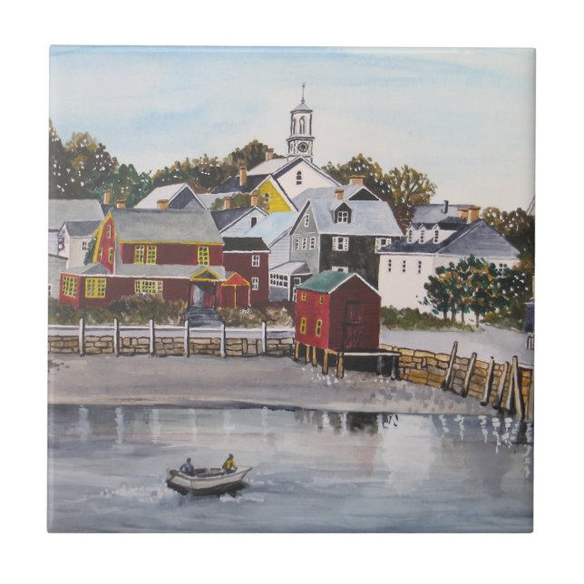 Portsmouth Harbour, New Hampshire Tile (Front)