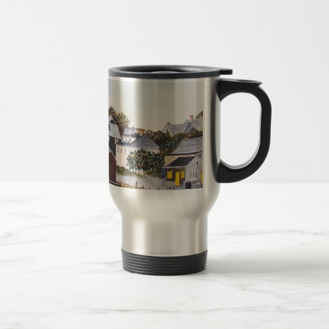 Portsmouth Harbour, New Hampshire Travel Mug (Right)
