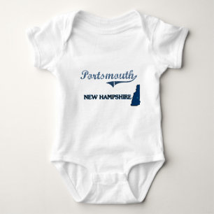Portsmouth New Hampshire City Classic Baby Bodysuit
