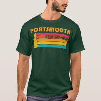 Portsmouth New Hampshire Vintage Distressed Souven T-Shirt