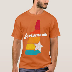 Portsmouth New Hampshire Vintage Distressed Souven T-Shirt