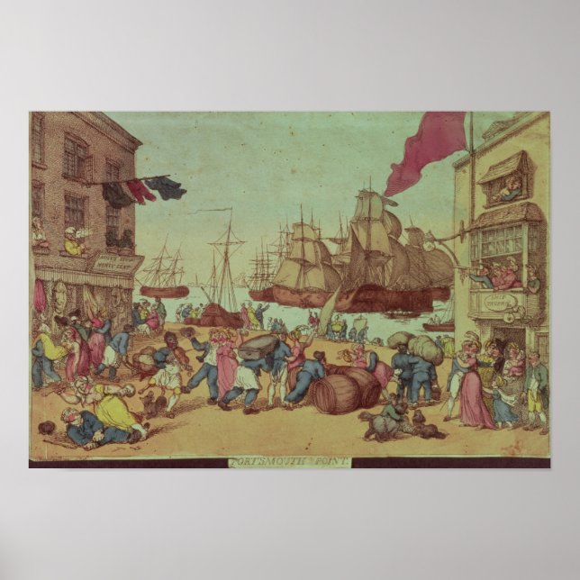 Portsmouth Point, 1811 Poster (Front)
