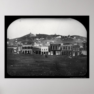 Portsmouth Square San Francisco Daguerreotype 1851 Poster