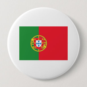 Portugal 10 Cm Round Badge