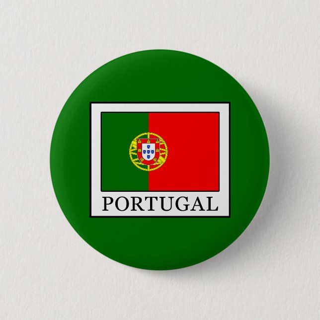 Portugal 6 Cm Round Badge (Front)