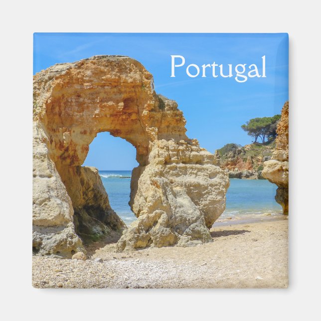 Portugal Algarve Beach Souvenir Magnet (Front)