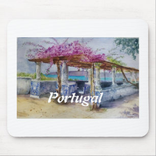 Portugal art Mirador de Setúbal Mouse Pad