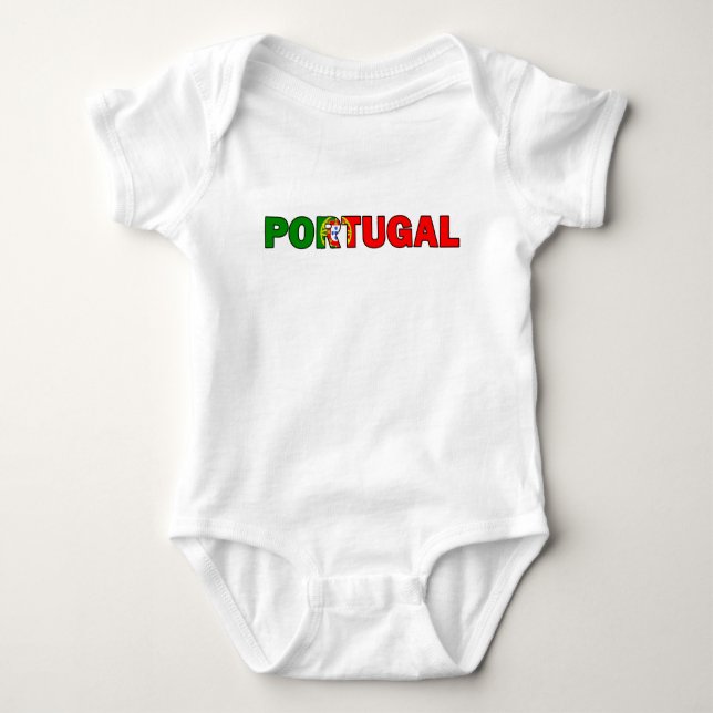 Portugal Baby Bodysuit (Front)