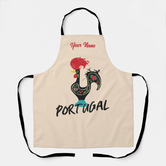 Portugal Barcelos rooster symbol Apron (Front)
