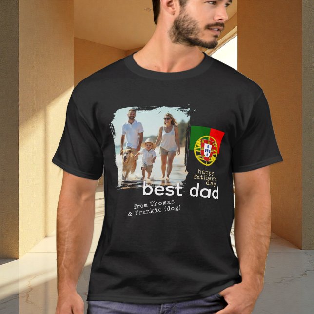 Portugal Best Dad Tshirt, Photo, Father's day T-Shirt (Creator Uploaded)