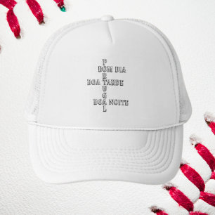 Portugal Bom Dia Boa Tarde Boa Noite Mens Womens  Trucker Hat