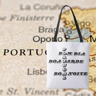 Portugal Bom Dia Boa Tarde Boa Noite Shopping Bag 