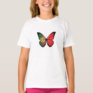Portugal Butterfly Flag T-Shirt