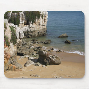 Portugal, Cascais. Praia da Rainha, a beach in Mouse Pad