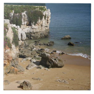 Portugal, Cascais. Praia da Rainha, a beach in Tile