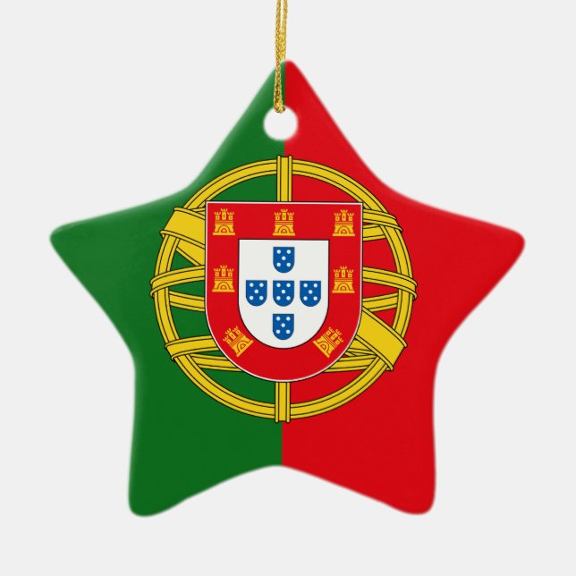 Portugal Ceramic Tree Decoration (Front)