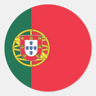 PORTUGAL CLASSIC ROUND STICKER