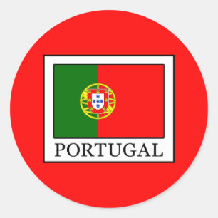 Portugal Classic Round Sticker