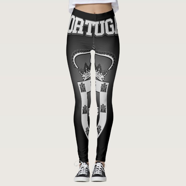 Portugal Coat of Arms Leggings (Front)