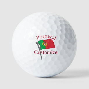 Portugal Country Flag Thunder_Cove Golf Balls