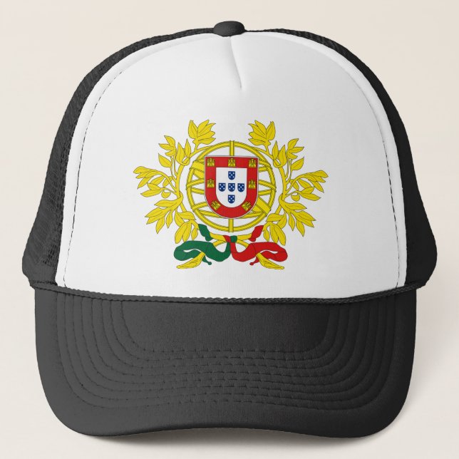 portugal emblem trucker hat (Front)