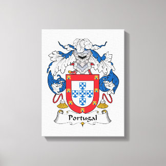 Portugal Family Crest Canvas Print