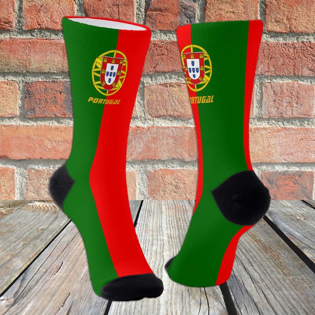 Portugal fashion, Sports Socks, Portuguese flag Socks (Creator Uploaded)