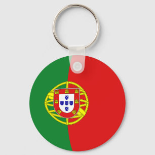 Portugal Fisheye Flag Keychain