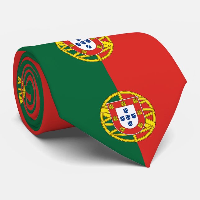 Portugal flag Bandeira De Portugal Tie (Rolled)