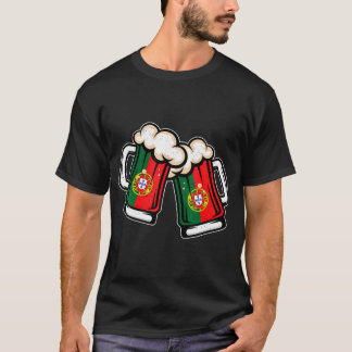Portugal Flag Beer Mug - Cool Portuguese Beer T-Shirt