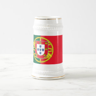 Portugal flag beer stein