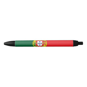 Portugal Flag Black Ink Pen