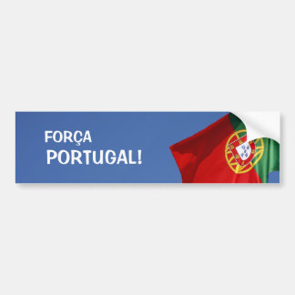 Portugal flag bumper sticker