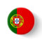 Portugal Flag Button