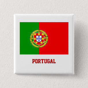 Portugal Flag Button/Lapel Pin