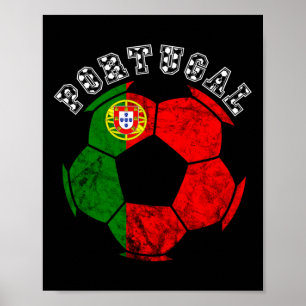 Portugal Flag Byll Portuguese Soccer Player Portug Poster
