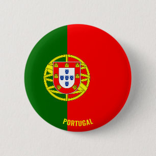 Portugal Flag Charming Patriotic 6 Cm Round Badge