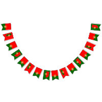 Portugal Flag Escutcheon Red Green Bunting Flags