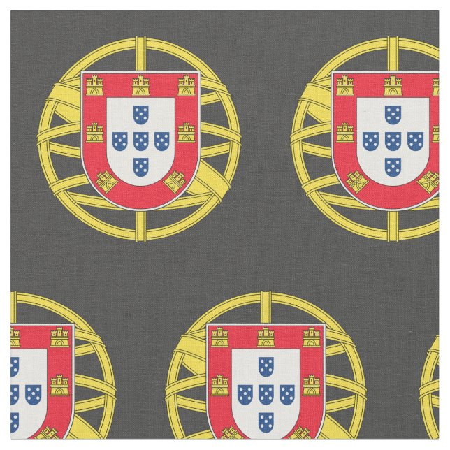 Portugal flag fabric (Close Up)