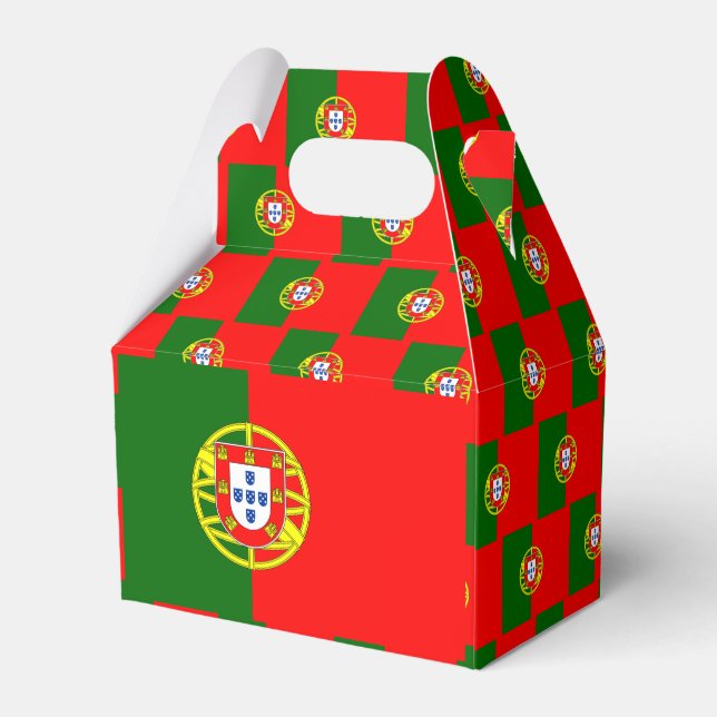 Portugal Flag Favour Box (Back Side)