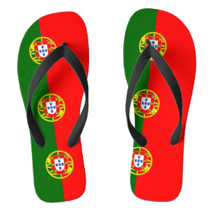 Portugal flag flip flops